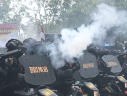 Polda Lampung Matangkan Pengamanan May Day 2026, Simulasi Unjuk Rasa Digelar