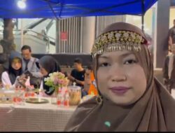 Pegiat Kesenian Kiki Kirana Buka Stand Edukasi Budaya di Event Car Free Night (CFN) Kota Palembang