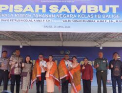 Pisah-Sambut Ka. Rutan Kelas IIB Balige, Bupati Tekankan Silaturahmi dan Koordinasi