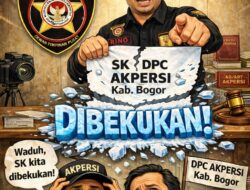 DPP AKPERSI Bekukan Ketua DPC Kabupaten Bogor, Tegaskan Penegakan Disiplin Organisasi