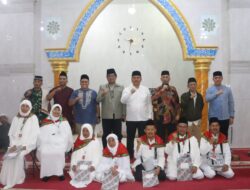 ‎Pemkab Tapanuli Utara Lepas Keberangkatan 7 Calon Haji, Harapkan Kembali Tetap Sehat
