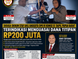 Dua Tahun Tak Kunjung Dikembalikan, Dugaan Penguasaan Dana Rp200 Juta Seret Nama Oknum Staf Ahli Anggota DPR RI