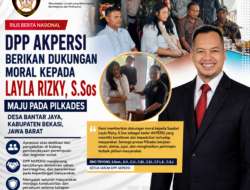 Ketua Umum DPP AKPERSI Beri Dukungan Moral kepada Layla Rizky pada Kontestasi Pilkades Bantar Jaya